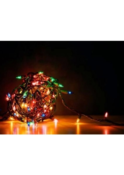 30 Ledli Pirinç Renkli Yılbaşı Ağacı Işığı modelleri