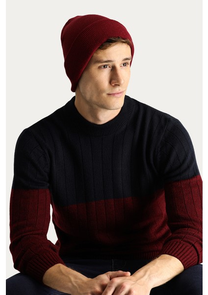 Bisiklet Yaka Slim Fit Dar Kesim Desenli Triko Kazak fiyatları