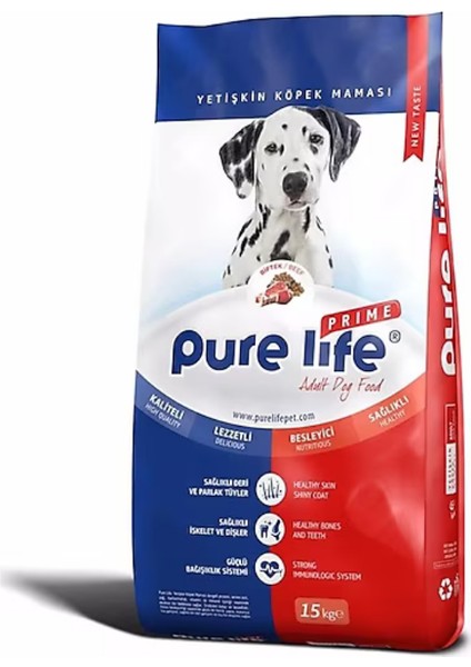 Prime Biftekli Yetişkin Köpek Maması 15 kg