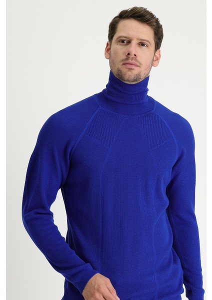 Balıkçı Yaka Slim Fit Dar Kesim Desenli Pamuklu Triko Kazak fiyatları