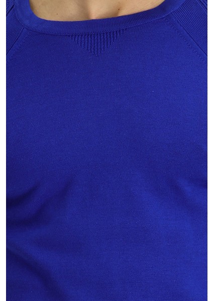 Bisiklet Yaka Slim Fit Dar Kesim Desenli Pamuklu Triko Kazak modelleri