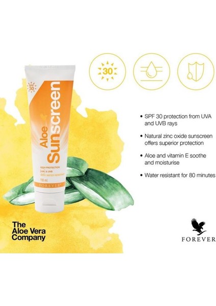 Aloe Sunscreen Forever Living Güneş Kremi 2 Adet modelleri