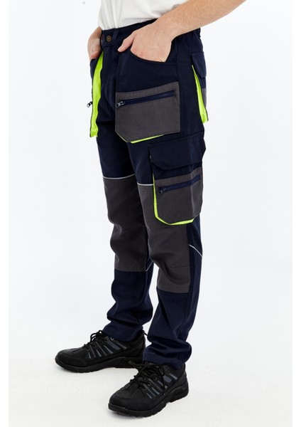 Iş Pantolonu Lizbon Plus Model Çok Cepli Harman Kumaş Lacivert fiyatları
