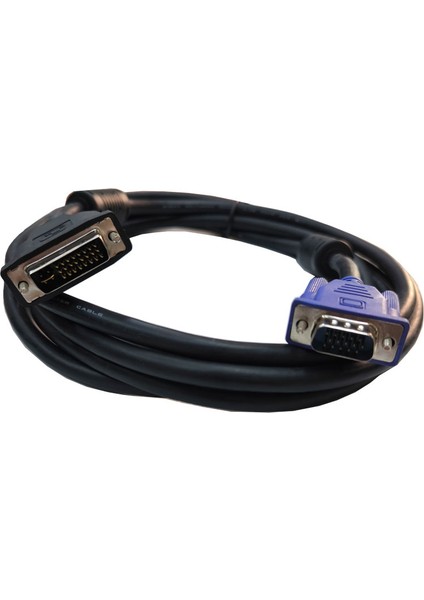 Dvı To VGA Çevirici Kablo 19 Pin VGA To 24+1 Dvı Çevirici Kablo 3m