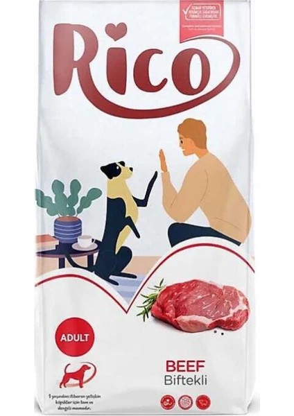 Biftekli Yetişkin Orta Irk Puppy Köpek Maması 15 kg