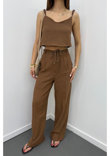 Aria Keten Kumaş Boncuklu Takım fırsatları