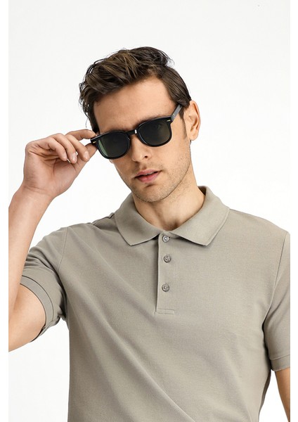 UV400 Korumalı Kemik Çerçeve Erkek Güneş Gözlüğü