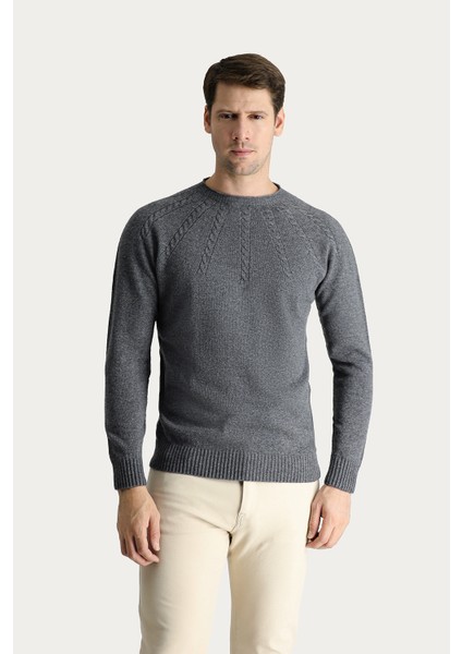 Yarım Balıkçı Yaka Slim Fit Dar Kesim Dikişsiz Desenli Triko Kazak fiyatları