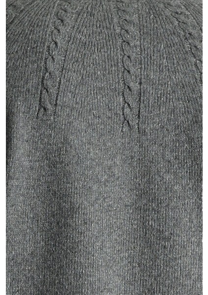 Yarım Balıkçı Yaka Slim Fit Dar Kesim Dikişsiz Desenli Triko Kazak fırsatları