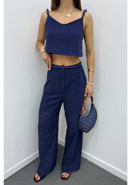 Aria Keten Kumaş Boncuklu Takım fırsatları