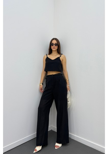 Aria Keten Kumaş Boncuklu Takım