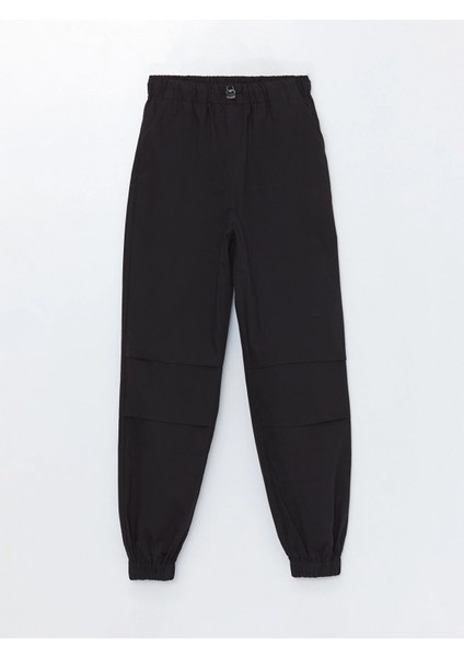 Lcw Kids Siyah Beli Lastikli Kız Çocuk Jogger Pantolon modelleri