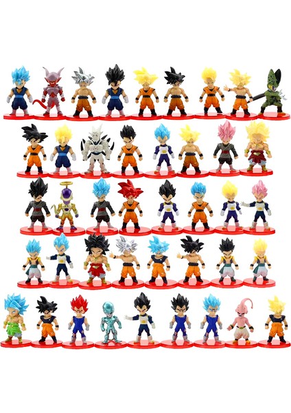 21 Adet/takım Dragon Ball Mini Şekil Oyuncaklar Süper Saiyan Goku Vegeta Anime Aksiyon Heykelcik Koleksiyonları Dbz Modeli Bebek Doğum Günü Hediyeleri (Yurt Dışından) modelleri