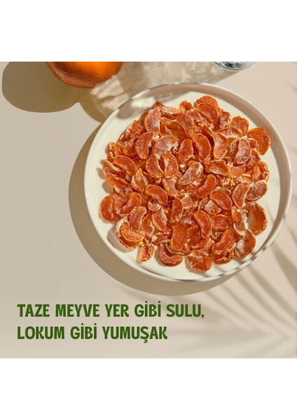 Kurutulmuş Mandalina - Soft Dried - Atıştırmalık Kuru Meyve 3 x 50 gr