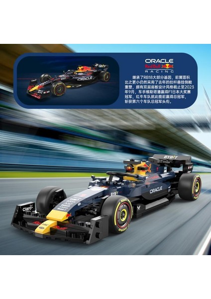 New 1:24 RB19 #1 Racers Speed Champions #11PEREZ Formula Racing Car Building Block Model Assembling Toy Vehicle Bricks Gift (Yurt Dışından) modelleri