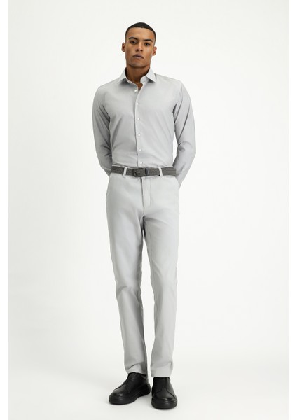 Uzun Kol Slim Fit Dar Kesim Klasik Desenli Pamuklu Kolay Ütülenebilir Gömlek fiyatları