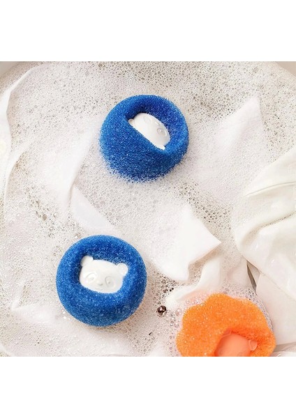 2 Adet Çamaşır Makinesi ve Evcil Hayvanlar Için Tüy Toplayıcı Yıkanabilir Sünger Top fırsatları