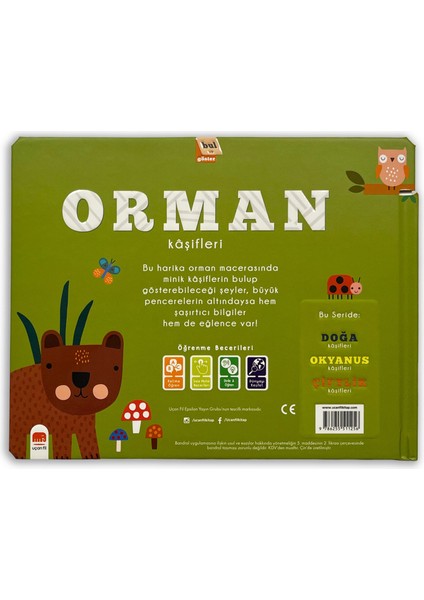 Bul ve Göster Pop-up - Orman Kâşifleri (Büyük Boy) modelleri