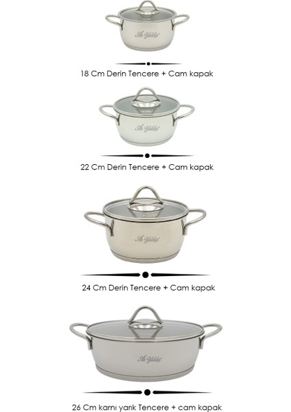 Premium 13 Parça Tencere & Düdüklü Seti fırsatları