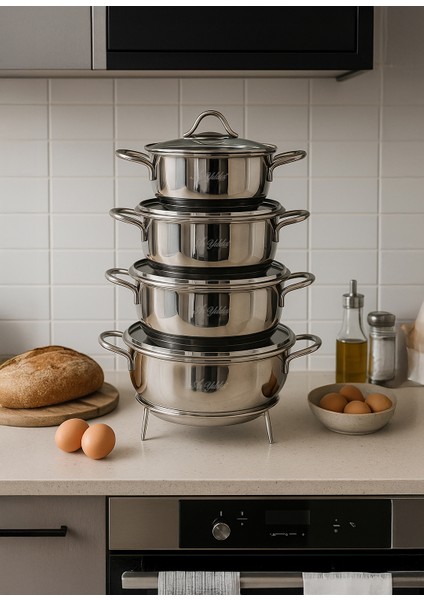 Premium 13 Parça Tencere & Düdüklü Seti