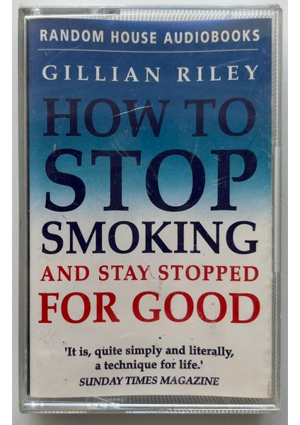 How To Stop Smoking And Stay Stopped For Good Kaset (Orijnal Dönem Baskı Kaset)