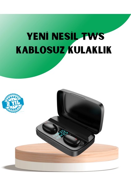 Yüksek Ses Kaliteli A10S Tws Bluetooth 5.0 Kablosuz Kulaklık