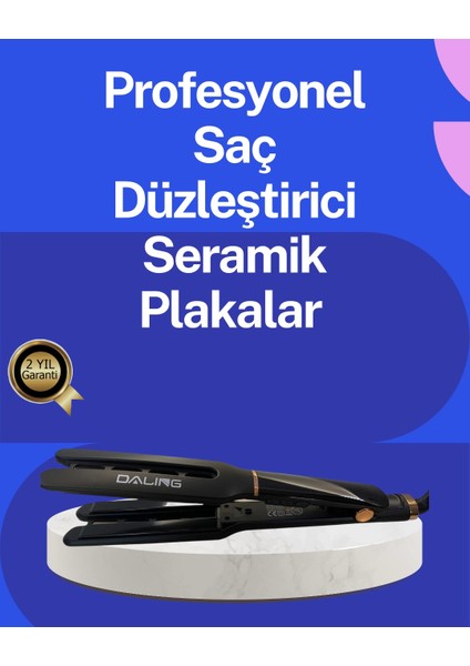 Kadın Saç Düzleştirici Seyahat Dostu 5 Kademeli Isı Kontrolü