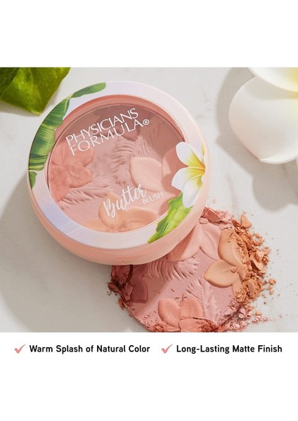 Mat Monoi Butter Blush Ultra Kremsi Renkli Toz Makyaj Allık Aydinlatici Bronz fırsatları