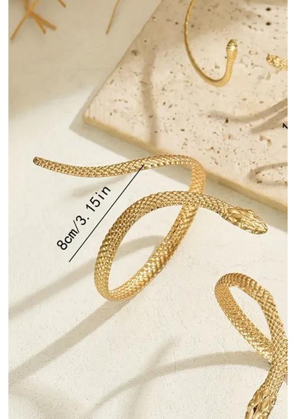 Pazu Bilekliği Gold Sarılan Yılan indirimleri