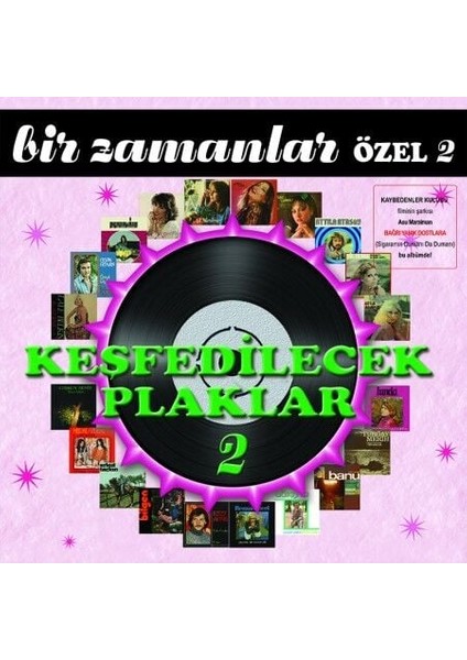 Keşfedilecek Plaklar 2 (Bir Zamanlar Özel 2) Lp Plak