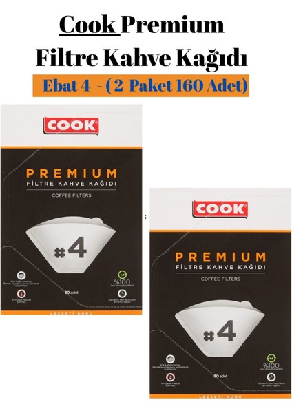 Premium Filtre Kahve Kağıdı - Ebat 4
