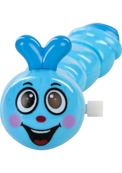 Kurmalı Neşeli Tırtıl - Mavi