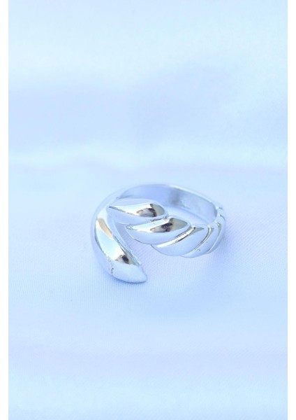 Pirinç Gümüş Renk Ayarlanabilir Sarmal Yüzük fiyatları