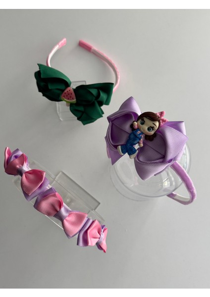 Kız Çocuk Saç Taçı 3'lü Set – Renkli, Şirin ve Rahat Modeller indirimleri