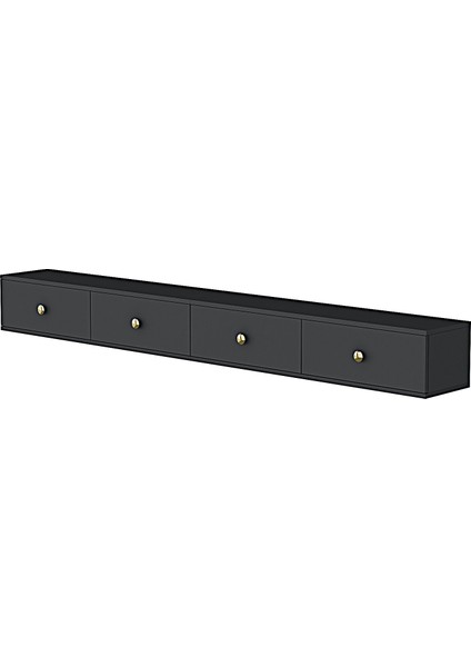 TDA1203A- Zuzu 2li Duvara Montaj Tv Stand 120CM+120CM Antrasit
