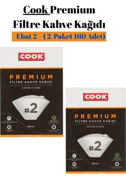 Premium Filtre Kahve Kağıdı - Ebat 2