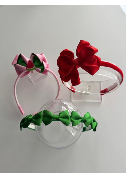 Kız Çocuk Saç Taçı 3'lü Set – Renkli, Şirin ve Rahat Modeller modelleri