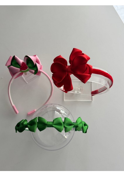 Kız Çocuk Saç Taçı 3'lü Set – Renkli, Şirin ve Rahat Modeller