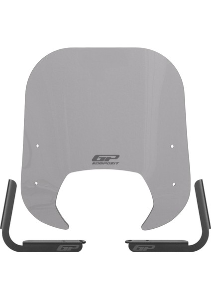 Royal Alloy Tigara Grande 125 / 150 / 300 2022-2025 Uyumlu Ön Cam Füme 38 cm