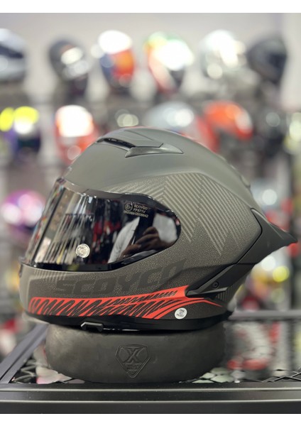 871 Mat Gri Kırmızı Siyah Vizörlü indirimleri