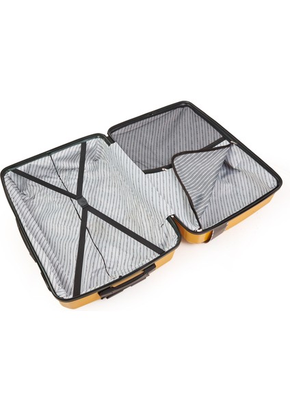 Avvıo Pp Büyük Boy Valiz - Hardal - 77X45X32 cm