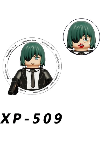 Testere Adam Denji ve Pochita Yapı Taşları Model Seti - Katana ile Mafsallı Anime Figürü Stem Koleksiyonluk WM6159/KT1067 (Yurt Dışından)