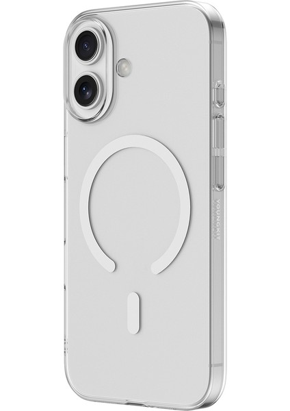 iPhone 17 Uyumlu Kılıf M-Safe Şarj Özellikli Youngkit High Definition Serisi Kapak Şeffaf modelleri