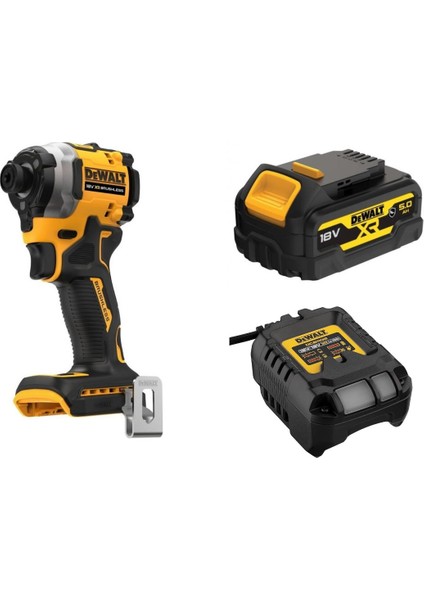 DCF850N 205NM + DCB184 G-Shock Batarya + Hızlı Şarj Cihazı Üçlü Set Kutulu