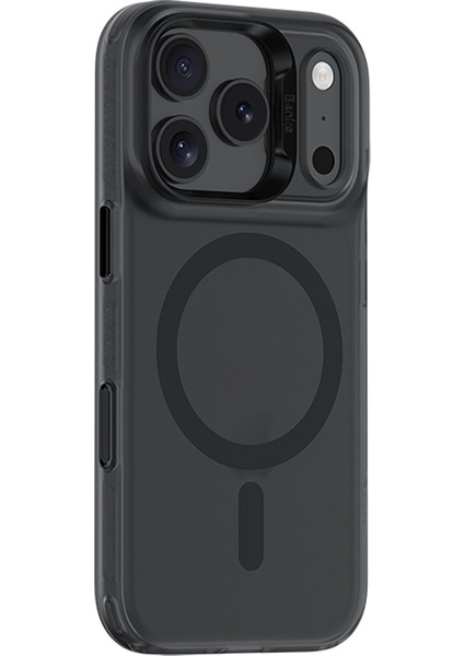 iPhone 17 Pro Max Uyumlu Kılıf M-Safe Şarj Özellikli Benks Lucid Armor Kapak Siyah fiyatları