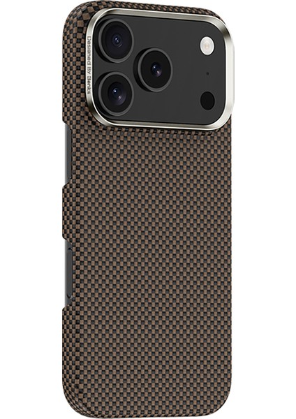 iPhone 17 Pro Max Uyumlu Kılıf M-Safe Özellikli Benks Yeni Seri Armortint Armorair Kevlar Kapak Gold