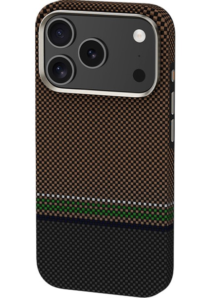 iPhone 17 Pro Max Uyumlu Kılıf M-Safe Şarjlı Karbon Fiber Benks Prestige Armorpro Kevlar Kapak Gold fiyatları