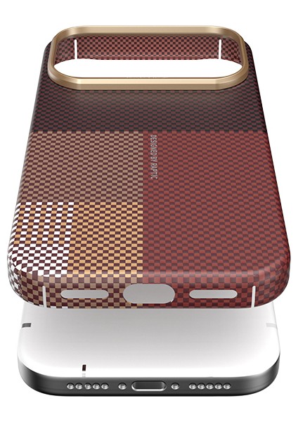 iPhone 17 Pro Uyumlu Kılıf M-Safe Şarj Özellikli Raptic Aramid Skin Transform Seri Kapak Kahverengi indirimleri