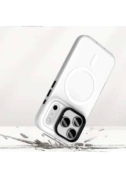 iPhone 17 Pro Max Uyumlu Kılıf M-Safe Şarj Özellikli Benks Lucid Armor Kapak Beyaz fiyatları