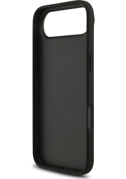 iPhone 17 Air Uyumlu Kılıf Guess Orjinal Lisanslı Taşlı Arka Yüzey Üçgen Logolu Kapak Siyah fırsatları